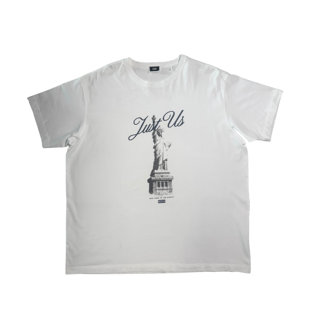 KITH STATUE LIB TEE JUST US