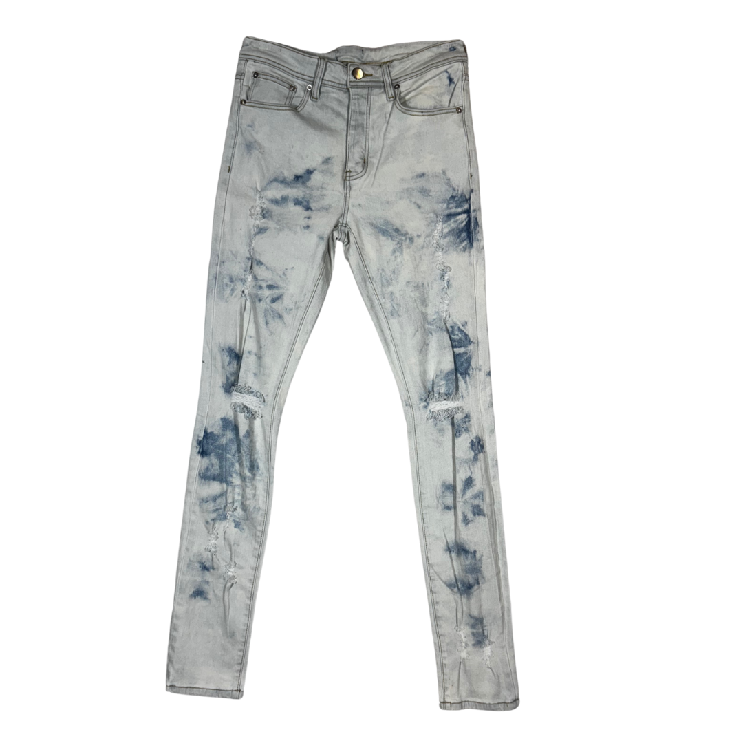 RIPPED TIE DYE SKINNY