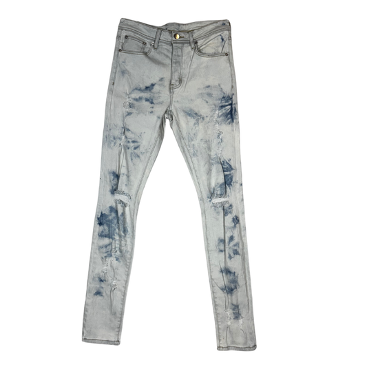 RIPPED TIE DYE SKINNY