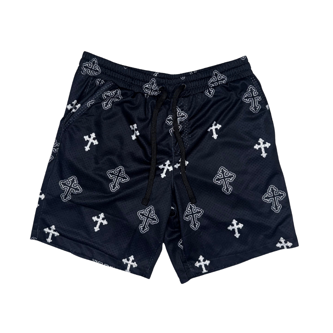 CROSS MESH SHORTS