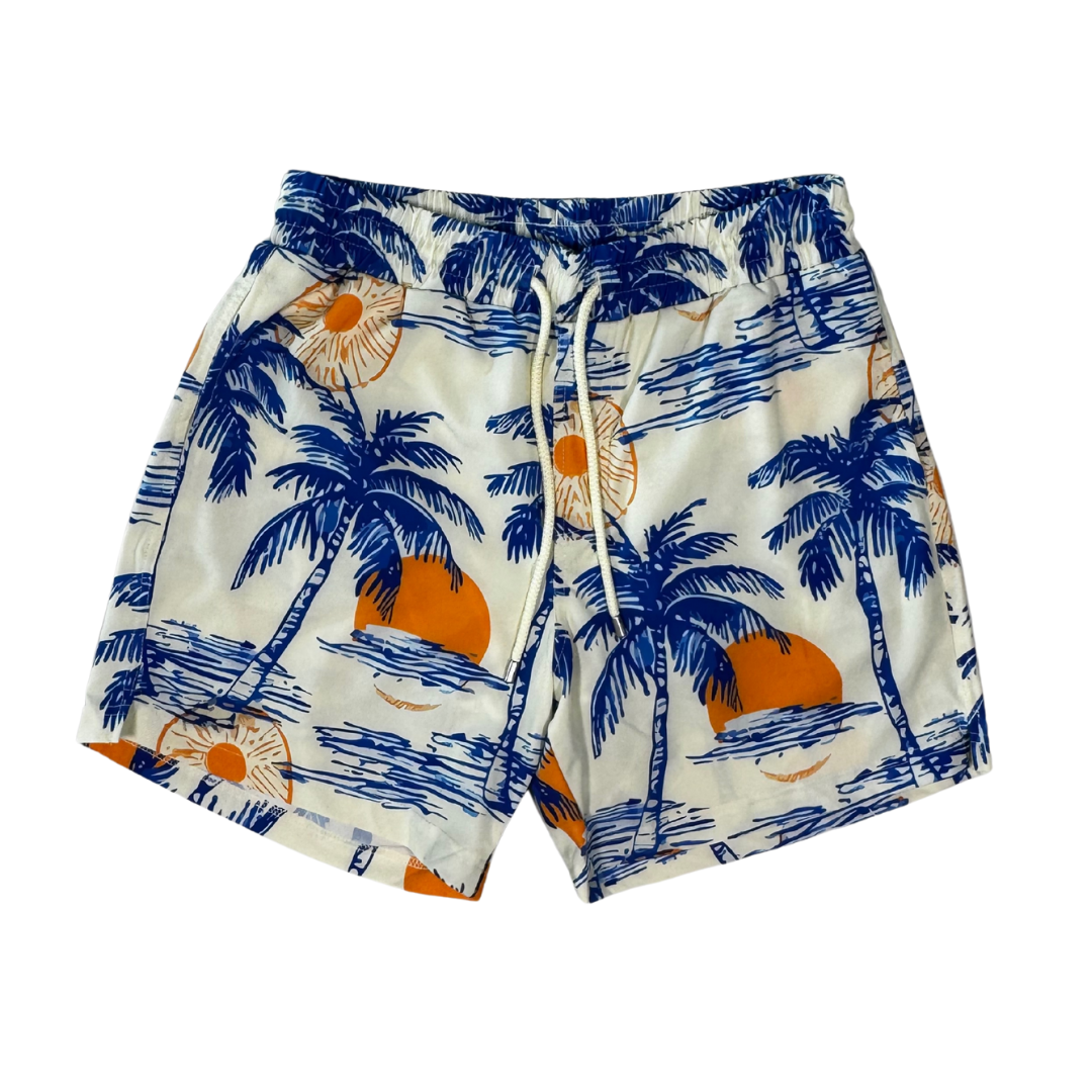 Palm Sunset Swim Trunks
