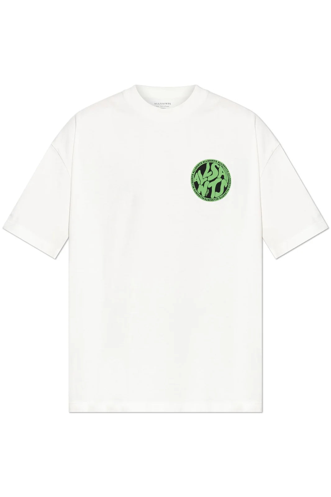 ALL SAINTS DISTORTION LOGO T SHIRT