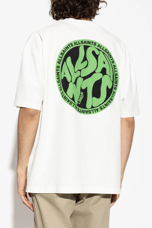 ALL SAINTS DISTORTION LOGO T SHIRT